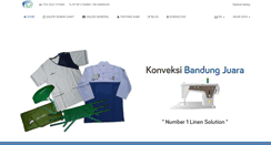 Desktop Screenshot of konveksibandungjuara.com